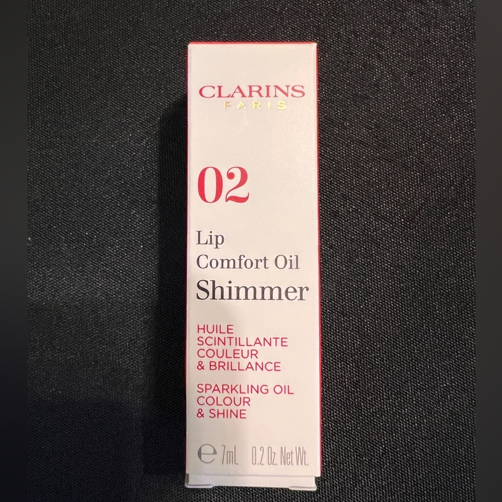 Clarins shimmer lip oil-Purple rain